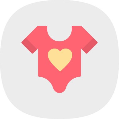 Bebek giysileri vektör simgesi