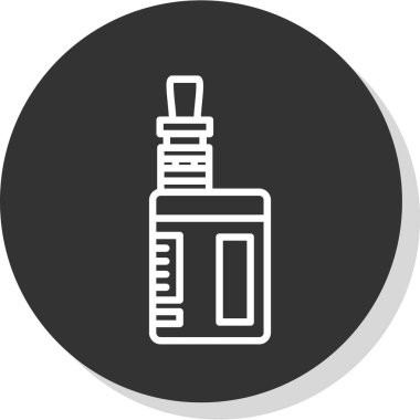 Güzellik ve moda simgelerinin vektör çizimi