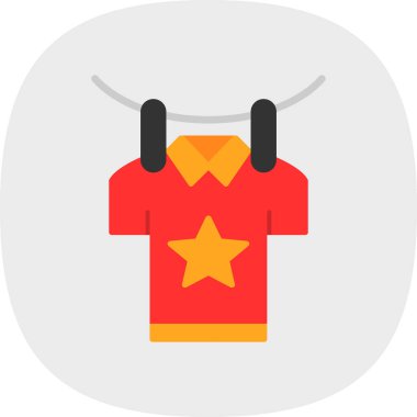 shirt vektör düz simgesi