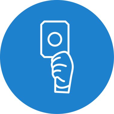 Mavi ve beyaz arkaplanın vektör çizimi