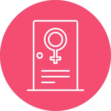 Modern b 'nin vektör illüstrasyonu bir dişinin ikonundan yoksun