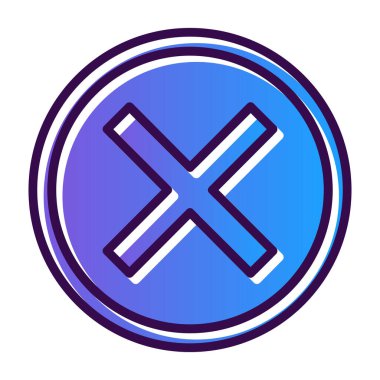 Haç. Web simgesi basit illüstrasyon