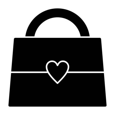 çanta simgesi vektör illüstrasyonu