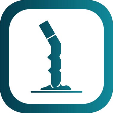 Cigarette butt icon vector illustration 