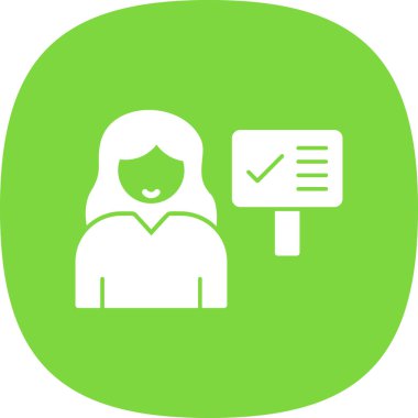 Kadın vektör illüstrasyonu