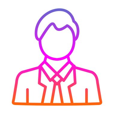 Adamım. Web simgesi basit illüstrasyon 