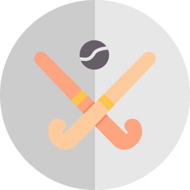 Modern Hokey simgesinin vektör çizimi                          