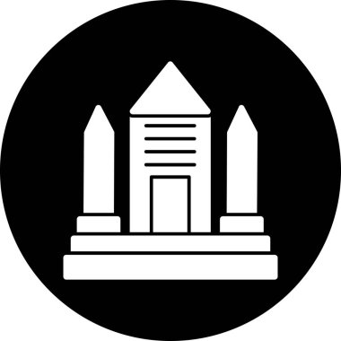 Bir binanın vektör illüstrasyonu