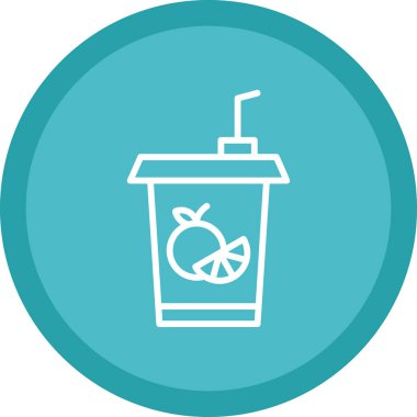 Taze meyve simgesinin vektör illüstrasyonu