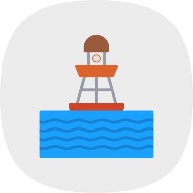 Simge vektör çizim şamandıra 