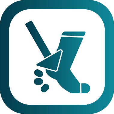 Buz pateni simge vektör çizim