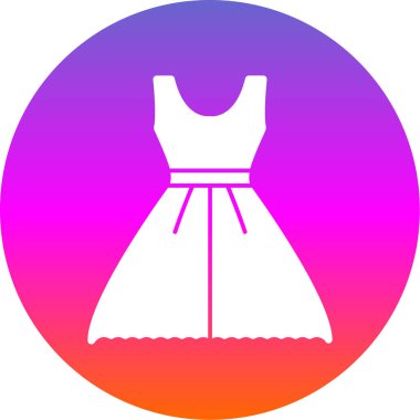 Elbise. Web simgesi basit illüstrasyon 