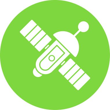 uydu simgesi, vektör illüstrasyonu basit tasarım