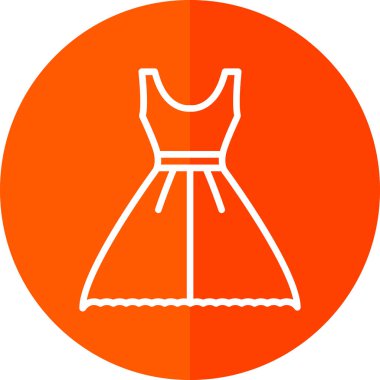 Elbise. Web simgesi basit illüstrasyon 