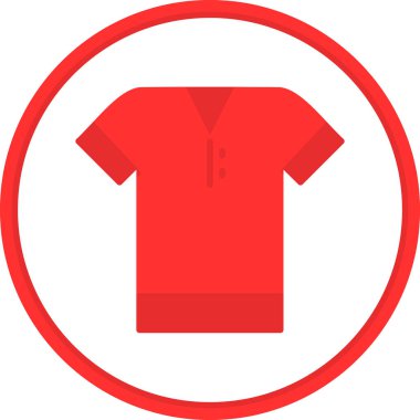 t-shirt simgesi, vektör illüstrasyonu basit tasarım