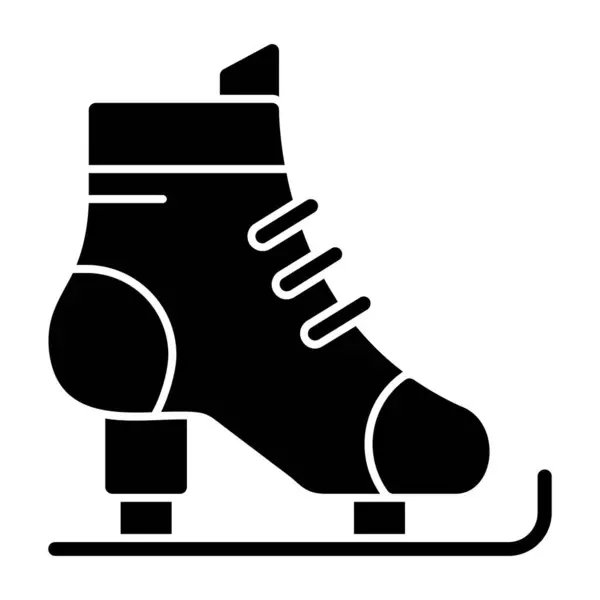 stock vector skates icon. simple illustration of hockey vector icon for web