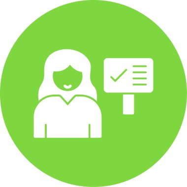 avatar kadın kişi simgesi rozet tarzı