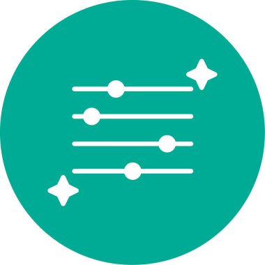 Bir yıldız simgesinin vektör illüstrasyonu