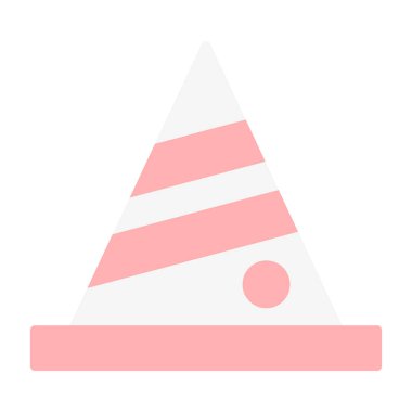 Düz stil Noel ağacı simgesi