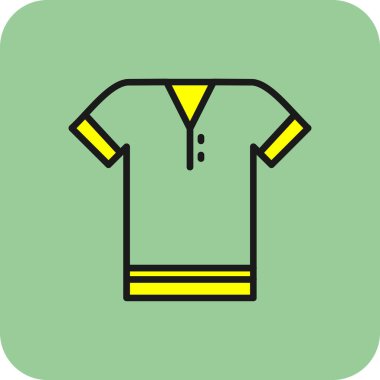 t-shirt simgesi, vektör illüstrasyonu basit tasarım