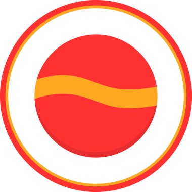 Golf topu web simgesi, basit tasarım