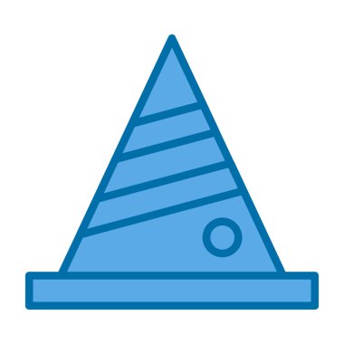 üçgen piramit vektör simgesi