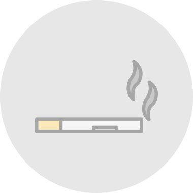 sigara ikonu vektör illüstrasyonu