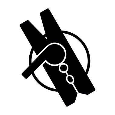 Kurdele vektör simgesi tasarımlı makas