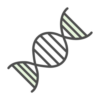 dna. Web simgesi basit illüstrasyon 