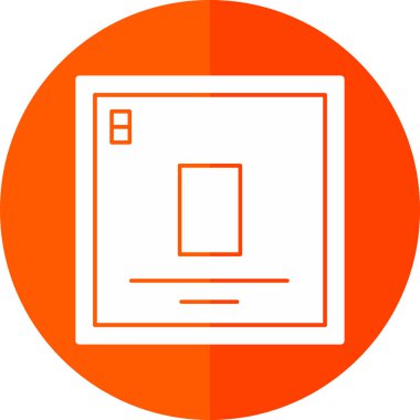 Bilgisayar ve teknolojinin vektör simgesi