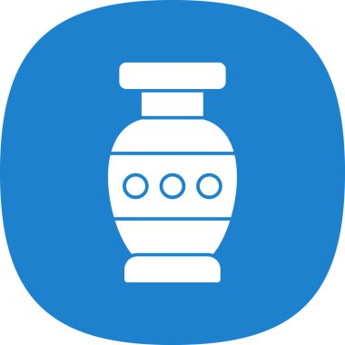 Güzel vazo simgesinin vektör illüstrasyonu             