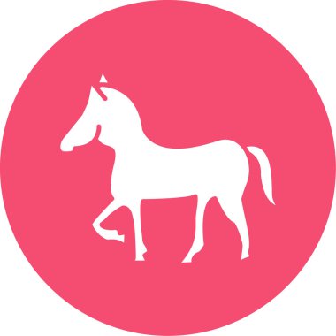 At yassı simgesi, vektör illüstrasyonu