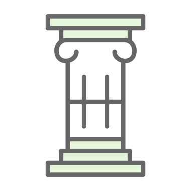 Sütun. Web simgesi basit illüstrasyon