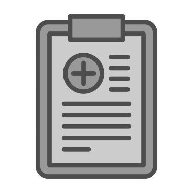 Kontrol listesi panosu simge vektör çizimi tasarımı