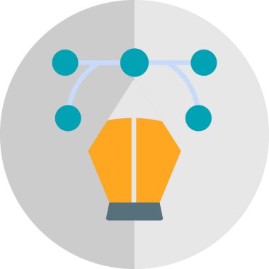 Ağ bağlantısı için iş yönetimi düz simgesi