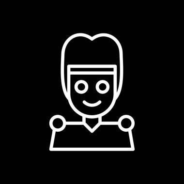 man simgesi, vektör illüstrasyonu