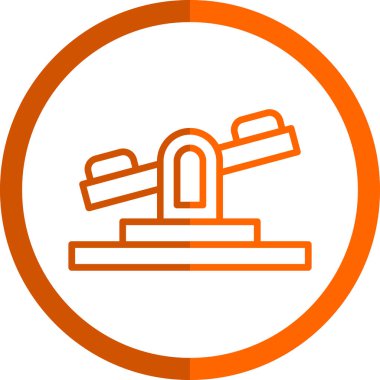 Modern yapı simgesinin vektör illüstrasyonu