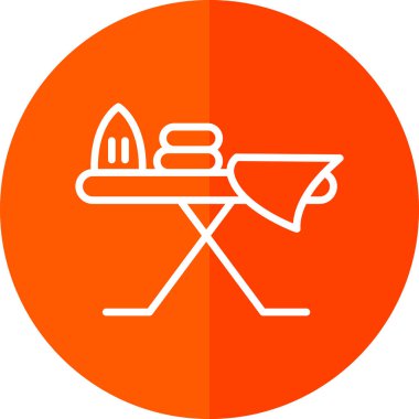 Demir tahta simgesi, vektör illüstrasyonu basit web tasarımı