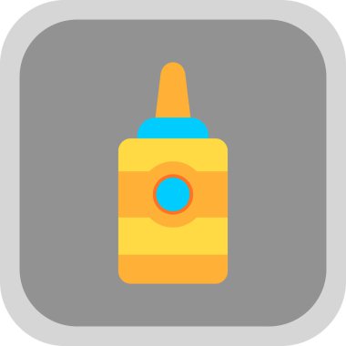 Yapıştırıcı ağ simgesi, vektör illüstrasyonu 