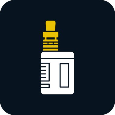 Gri arka planda izole edilmiş bir şişe parfüm ikonu. vektör.