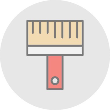 Tarak. Web simgesi basit illüstrasyon