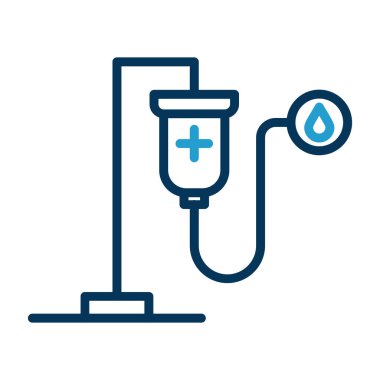 su pompası vektör çizgisi simgesi