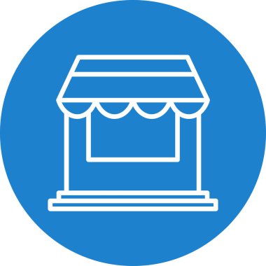 Basit depolama simgesi, vektör illüstrasyon tasarımı