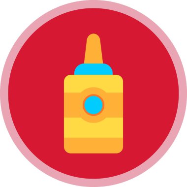 Yapıştırıcı ağ simgesi, vektör illüstrasyonu 