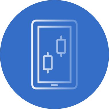 Arkaplanda akıllı telefon simgesi izole edildi. Web sitesi, uygulama, cep telefonu sembolü ve akıllı telefon logosu için son moda telefon şablonu