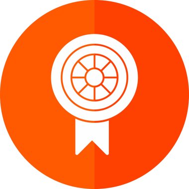 ödül madalya simgesi. vektör çizim