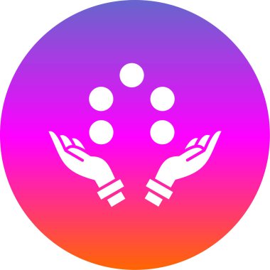 Bir yoga simgesinin vektör illüstrasyonu