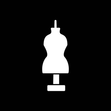 Manken düz vektör simgesi