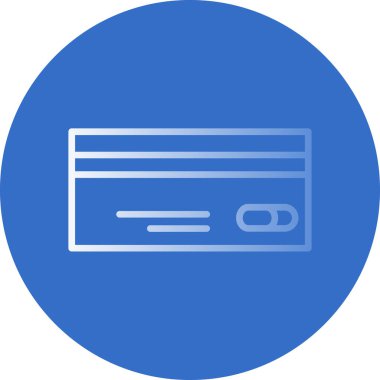 Kredi kartı simgesi, vektör illüstrasyonu