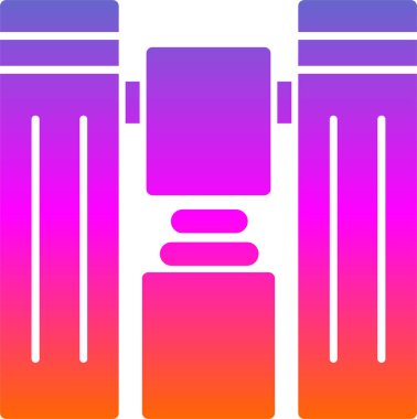 Giysi dizini web simgesi, vektör illüstrasyonu 